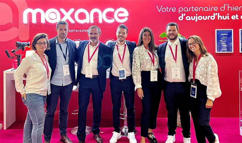 Photo de groupe de l'équipe maxance présente aux JDC 2024